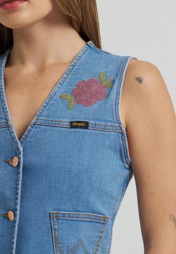 Джинсовый комбинезон