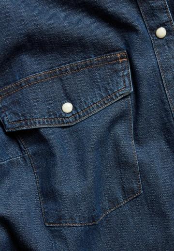 Джинсовая блузка