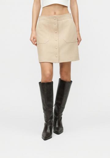 Кожаная юбка