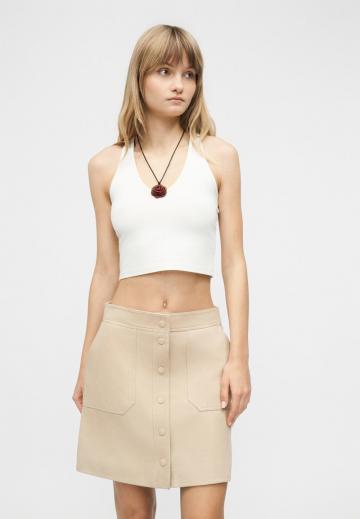 Кожаная юбка