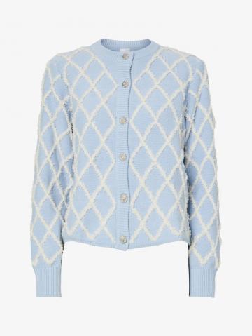 Жаккардовая вязаная кофта