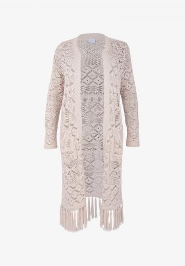 Длинный жилет