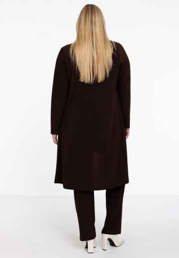 Длинный жилет