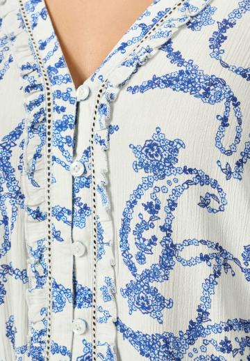 Длинная блузка