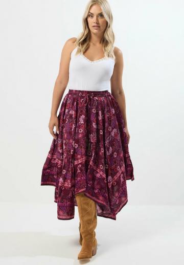 Юбка с воланами