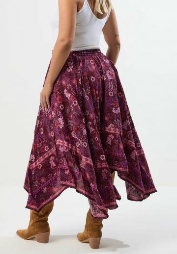 Юбка с воланами