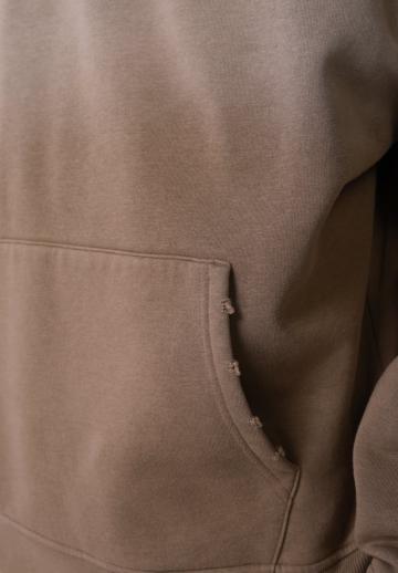 Пуловер с капюшоном