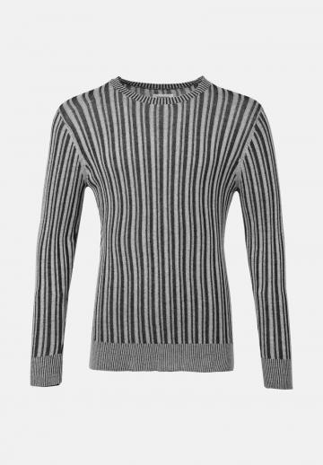 Пуловер в полоску