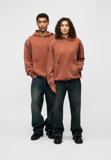 Пуловер с капюшоном