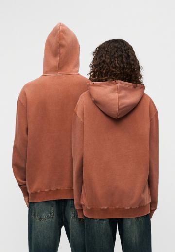 Пуловер с капюшоном