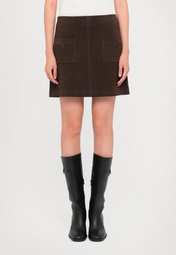 Кожаная юбка