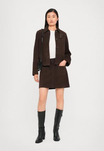 Кожаная юбка