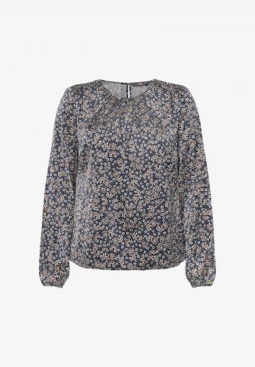 Атласная блузка