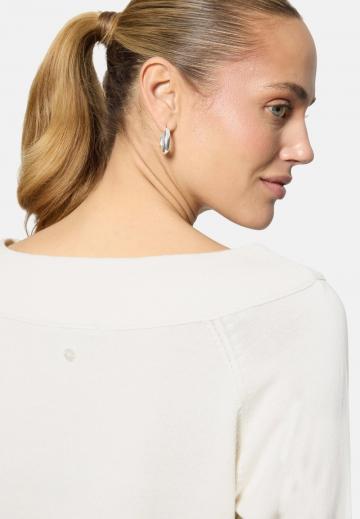 Пуловер с рукавом три четверти