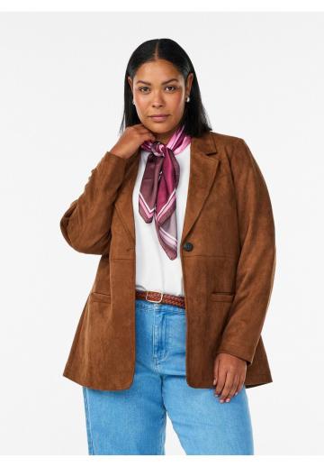 Пальто из искусственной кожи