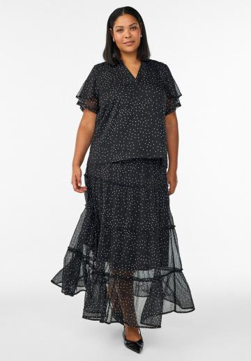 Юбка с воланами