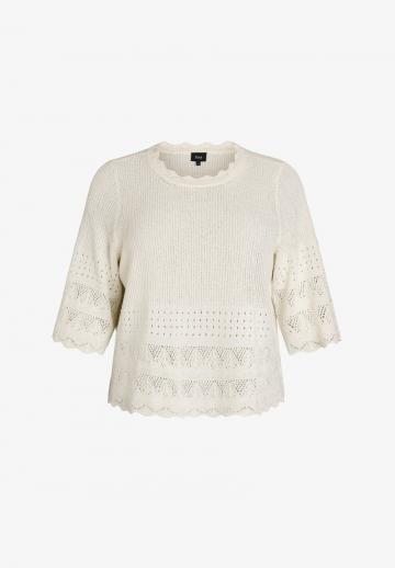 Пуловер с рукавом три четверти