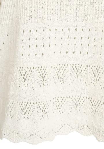 Пуловер с рукавом три четверти