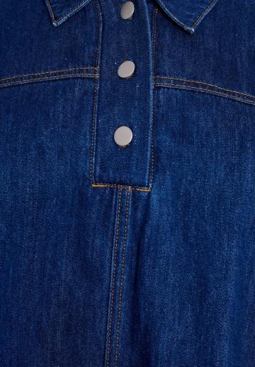 Джинсовое платье