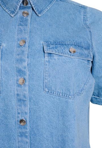 Джинсовое платье