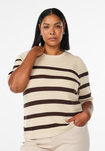 Пуловер с коротким рукавом