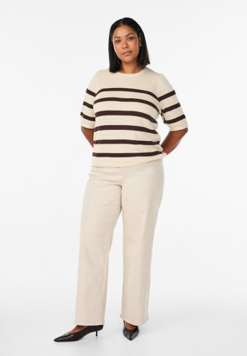 Пуловер с коротким рукавом