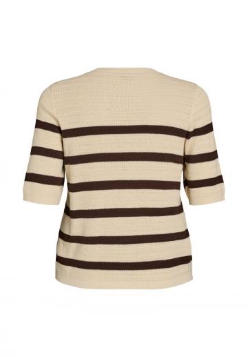 Пуловер с коротким рукавом