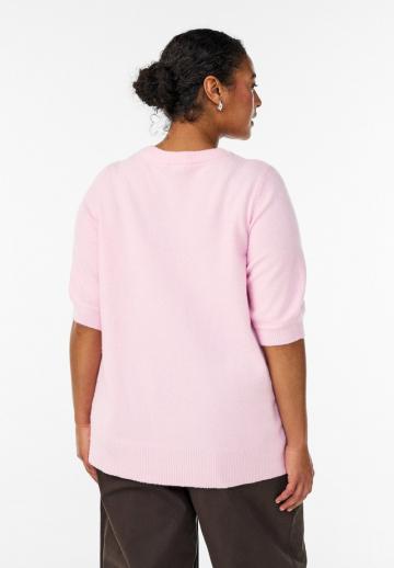 Пуловер с коротким рукавом