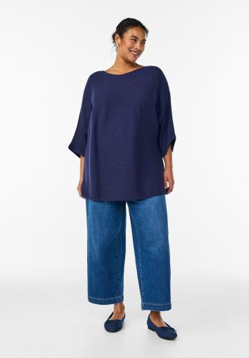 Пуловер с коротким рукавом