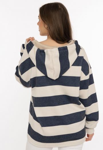 Пуловер с капюшоном