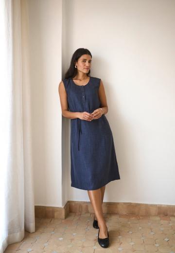 Джинсовое платье