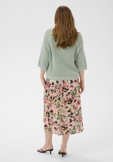 Пуловер с рукавом три четверти