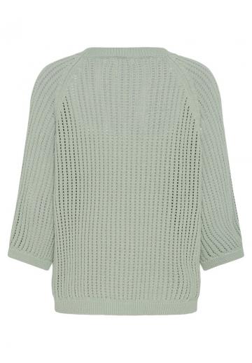 Пуловер с рукавом три четверти