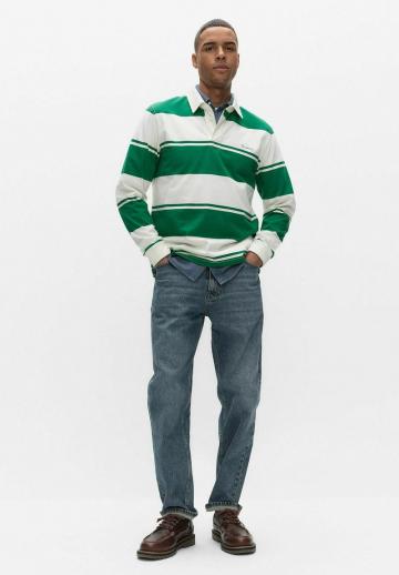 Поло с длинным рукавом