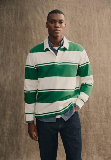 Поло с длинным рукавом