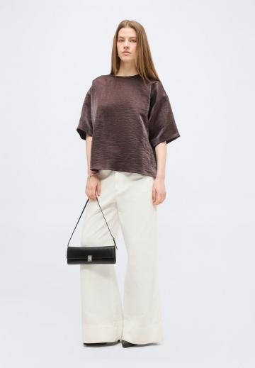 Атласная блузка