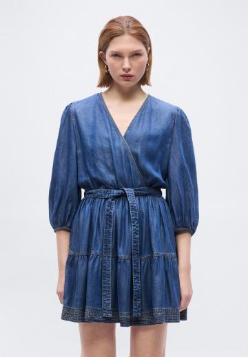 Джинсовое платье