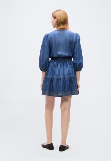 Джинсовое платье