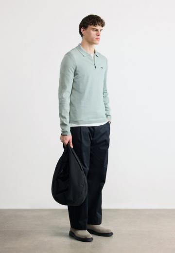 Поло с длинным рукавом