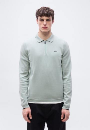 Поло с длинным рукавом