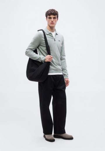 Поло с длинным рукавом