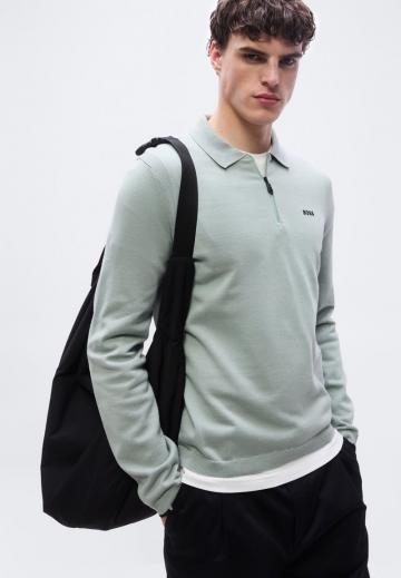 Поло с длинным рукавом