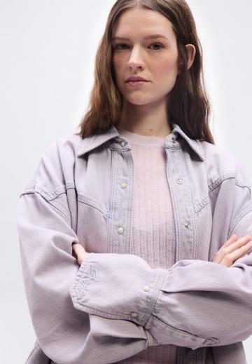 Джинсовая блузка