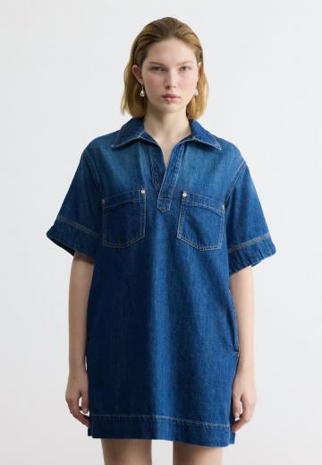 Джинсовое платье