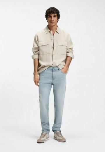 Прямые джинсы