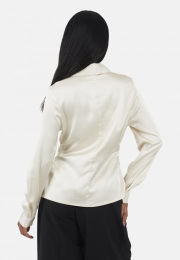 Атласная блузка