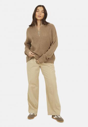 Длинный пуловер