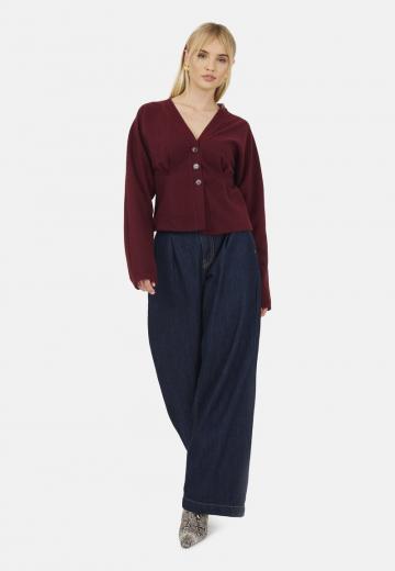 Вязаный жилет