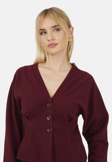 Вязаный жилет