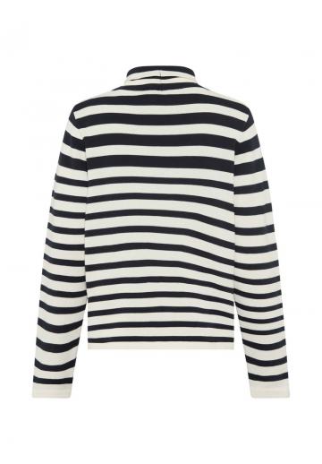 Пуловер в полоску